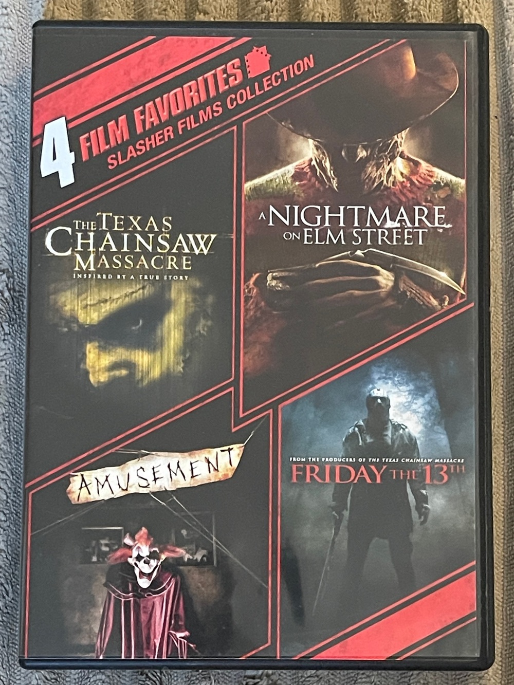 4 Film Favorites Slasher Films Collection DVD 4-Disc Horror Set